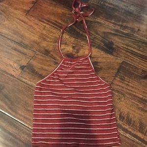Crop halter top